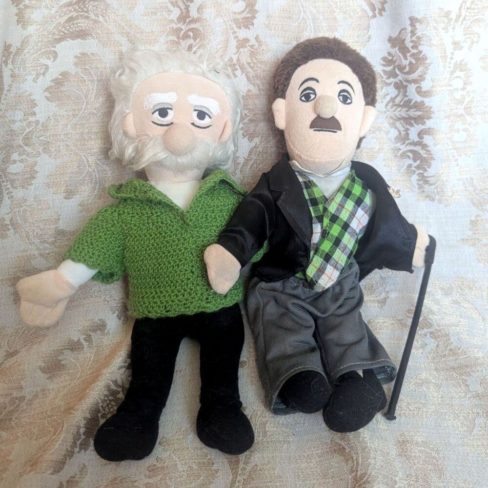 Little Thinkers Charlie Chaplin & Edison Plush Unemployed Philosophers Guild